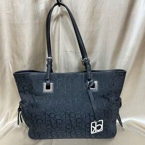 Calvin Klein black tote black tote bag.     3-H5Ha